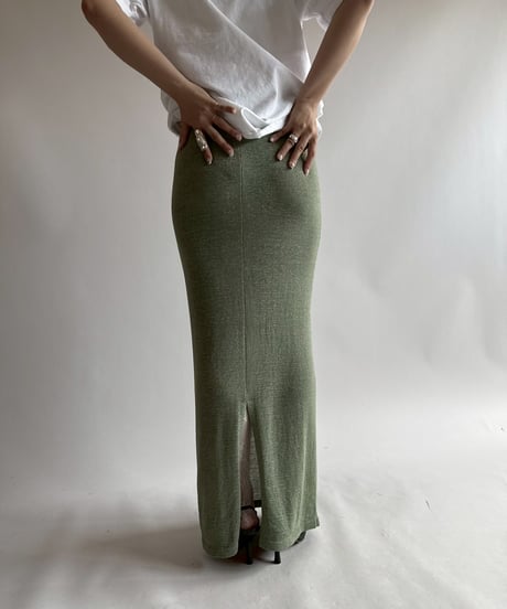 【USED】 Summer Knit Long Skirt  / 250719-022