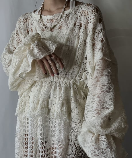 【RE;CIRCLE】 RE Lace L/S One-price③/210801-062
