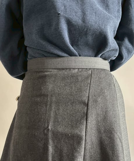【RE;CIRCLE】 RE Suit Pleats Wrap Skirt/ 260108-008