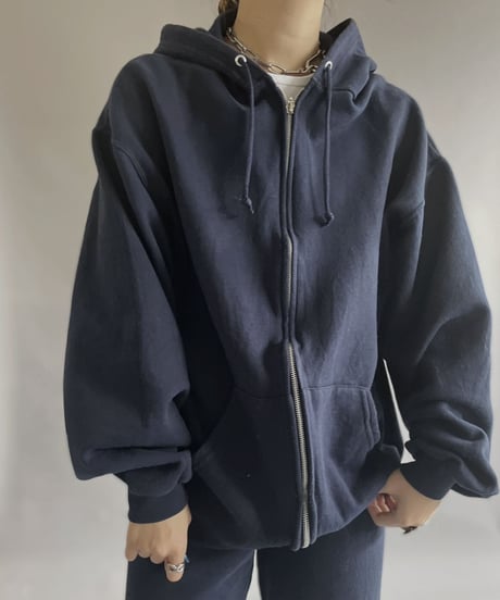【USED】 Jerzees Zip-up Hoodie / 230211-015