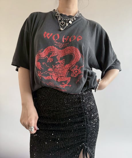 【USED】 90's WO HOP T-Shirt/250510-087