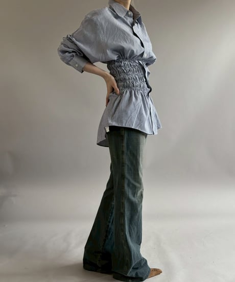 【RE;CIRCLE】 RE Shirring Shirt / 260504-007