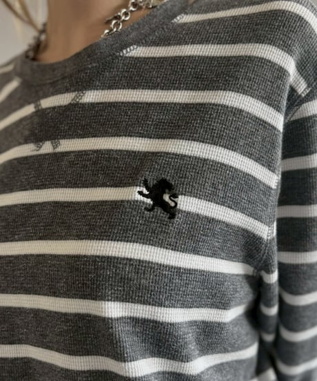 【USED】 Border Pattern Thermal Top / 260613-003