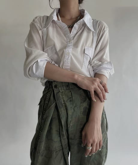 【USED】 See-through Long Sleeved Shirt / 220604-013