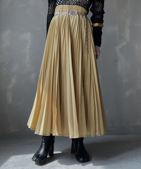 【USED】Poly Long Skirt/ 220319-016