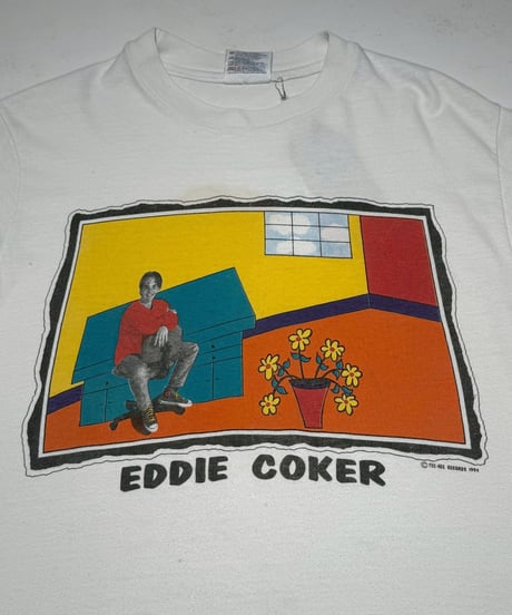 【USED】 Made in USA 94's Hanes EDDIE COKER T-Shirt /250621-033