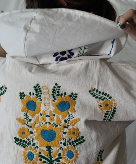 【RE;CIRCLE】RE Embroidery Ethnic Mexican Parker ③/210617-021