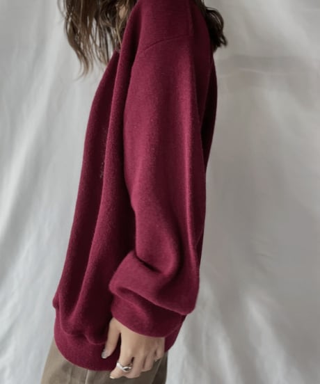 【USED】   LACOSTE Knit Cardigan②/210930-019