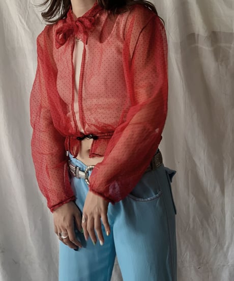 【USED】  See-through Top③/210506-037