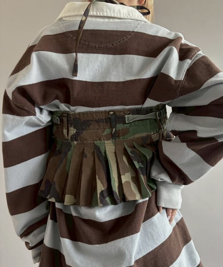 【3月中旬頃発送 / RE;CIRCLE】 RE Military Camouflage Wrap Skirt / 260226-001