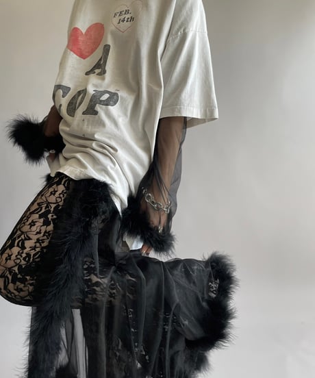 【USED】 Fur Dress One-Piece/241006-019