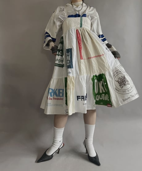 【RE;CIRCLE】RE Eco-Friendly Bag Camisole Middle One-piece / 230327-018