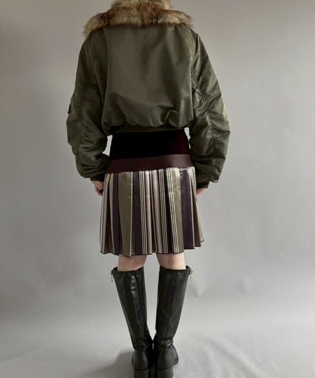 【RE;CIRCLE】  RE MA-1 Fur Collar Short Jacket/ 251120-001