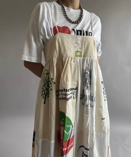 【RE;CIRCLE】RE Eco-Friendly Bag Camisole Long One-piece / 240905-017