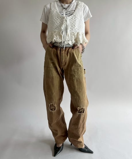 【RE;CIRCLE】RE Crochet Short Vest / 250515-003