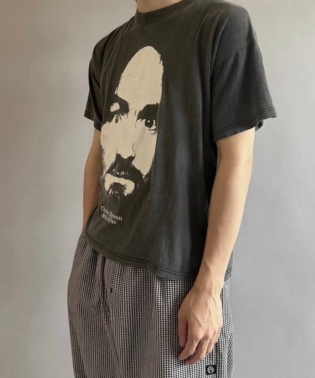 【USED】Charles Manson Serial Killer T-Shirt /240824-115