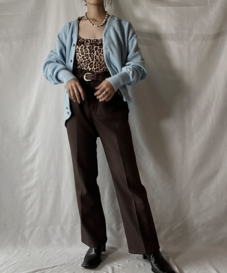 【USED】 Acrylic Knit Cardigan③/210930-029