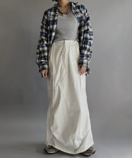 【Mashup Products】 Silk Screen Cotton 100% Check patterned Shirt/  240217-010