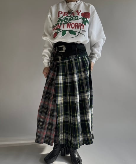 【RE;CIRCLE】 RE Kilt Long Skirt / 250102-007