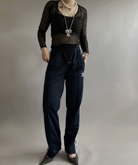【USED 】Patterned Sheer Leotard Top/240330-020