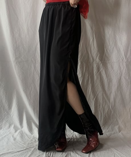 【USED】 Poly Long Skirt/ 210630-022