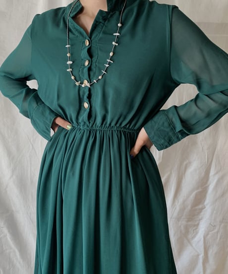 【USED】  Poly EURO Dress⑥/210407-029
