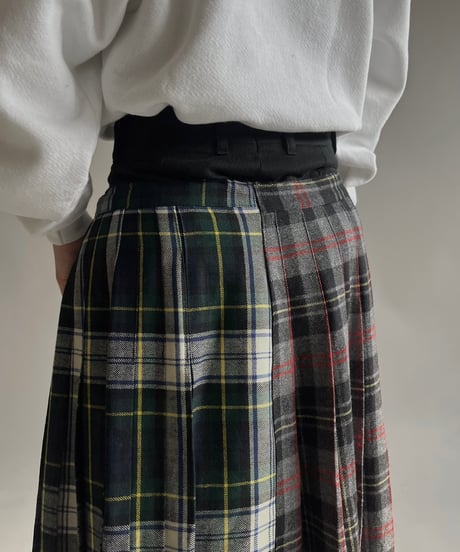 【RE;CIRCLE】 RE Kilt Long Skirt / 250102-007