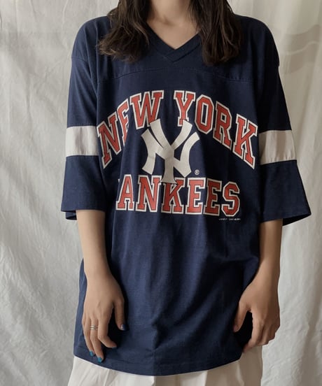【USED】S/S T-shirt NEW YORK YANKEES ② /210602-016