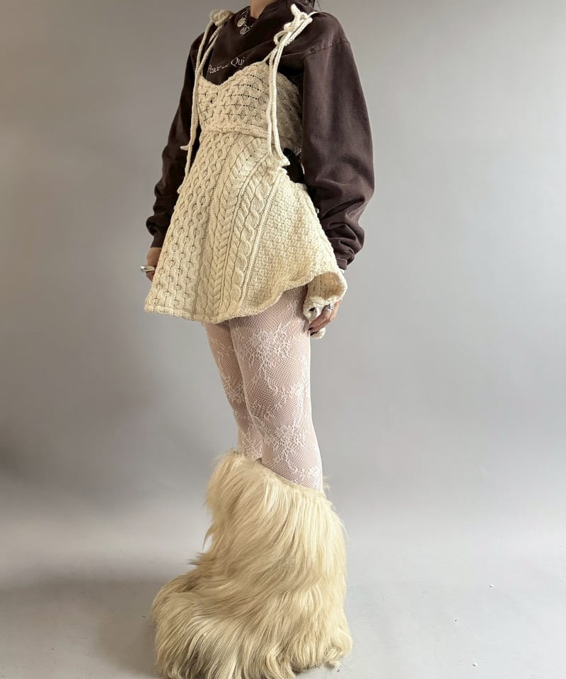 RE;CIRCLE】 RE Aran Side Slit Camisole Mini One