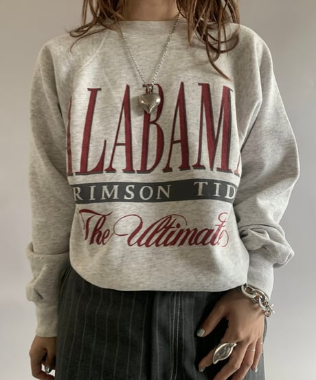 【USED】 Made in USA 90's ALABAMA Sweat Top  /241102-019
