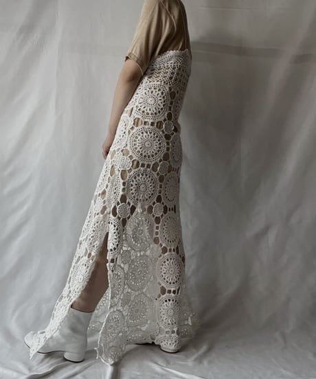 【RE;CIRCLE】  RE Crochet Camisole One-piece/20210819-046