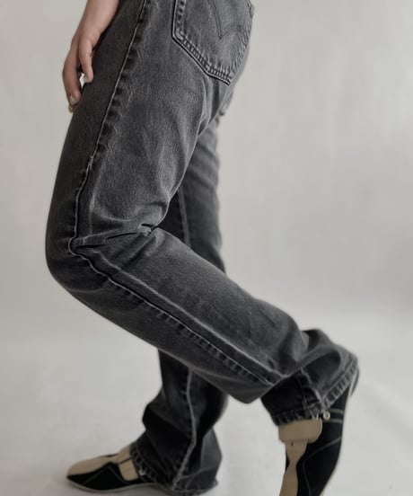 【USED】 Levi's Black Denim Pants 517 / 220521-013