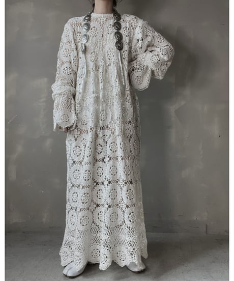 【RE;CIRCLE】 RE Crochet L/S One-piece②/20220317-022