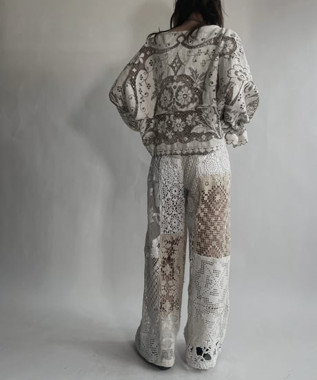 【RE;CIRCLE】 RE Crochet Top / 220623-013