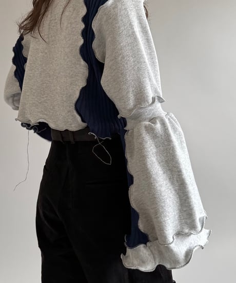 【RE;CIRCLE】 RE Mellow Sweat Top + Muffler  /  241226-004