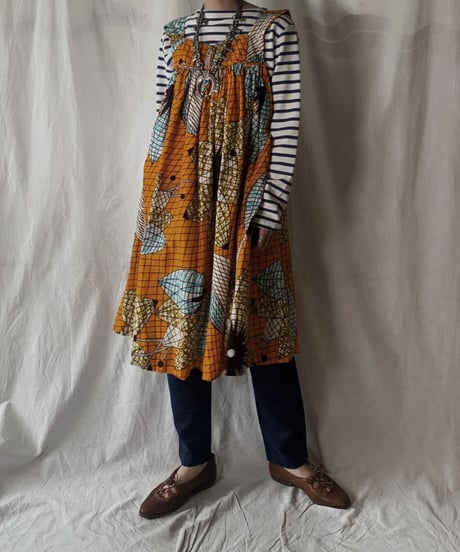 【USED】 African Batik One-piece①/210428-001