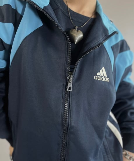 【USED】 80~90's adidas Jersey Top /241109-020