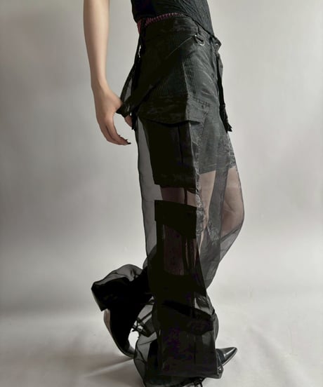 【USED】 Sheer Organdy Pants /260411-010