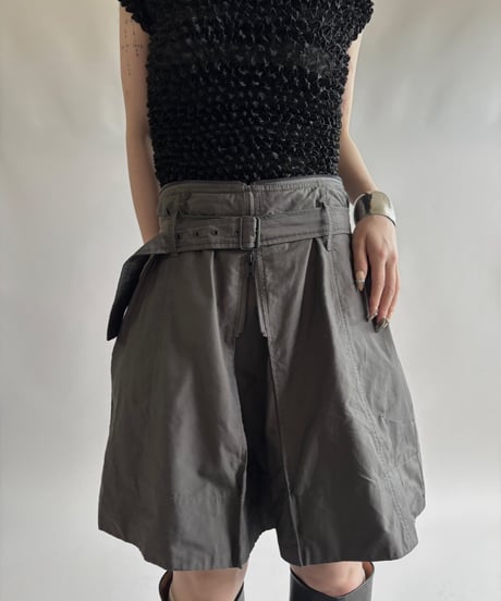 【USED】　Belted Mini Skirt/250823-005