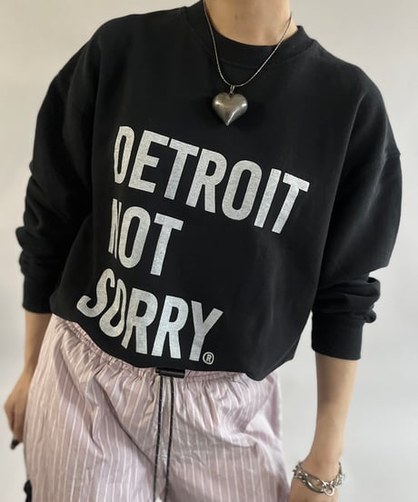 【USED】DETROIT NOT SORRY L/S Sweat Top /241109-023