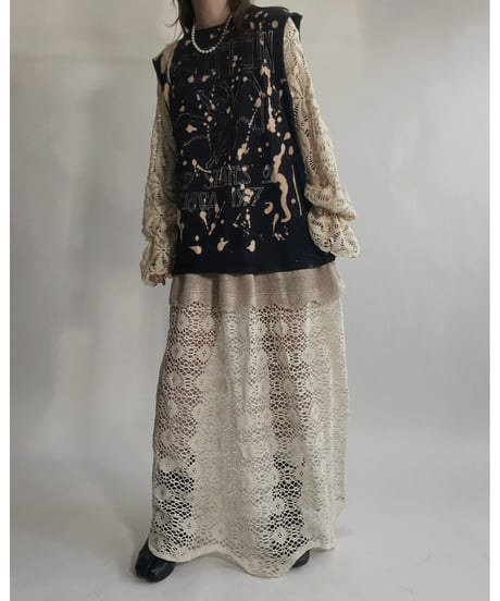 【RE;CIRCLE】 RE Crochet Lace One-piece / 220623-001