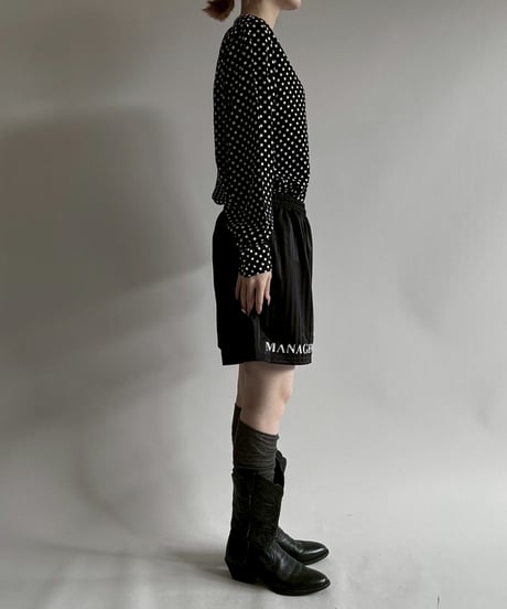 【USED】 Frank Olivier Dot Pattern L/S Top  / 250628-019