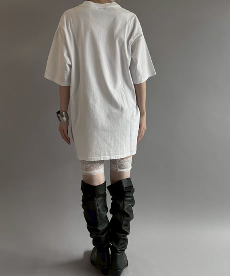 【USED】 Made in USA 92's HOLOUBEK Baseball Newspaper T-Shirt / 260607-028