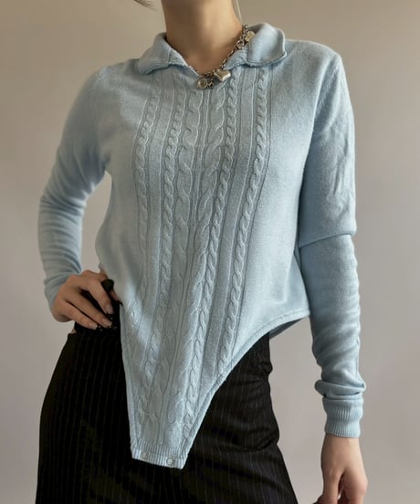 【RE;CIRCLE】 RE Rib Knit Leotard Top / 260416-001