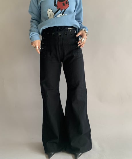 【USED】 Military Sailor Pants / 241124-004