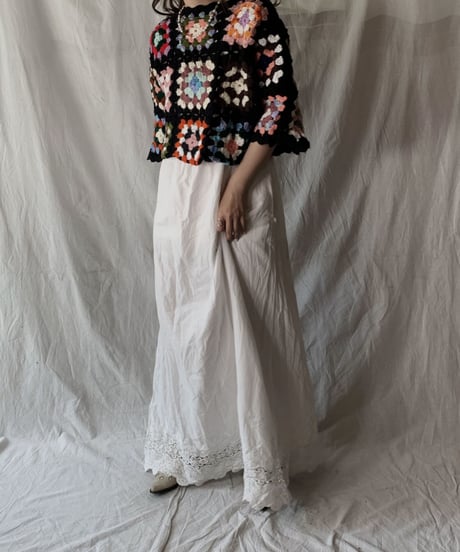 【RE;CIRCLE】 RE Granny Knit Top③/210421-009