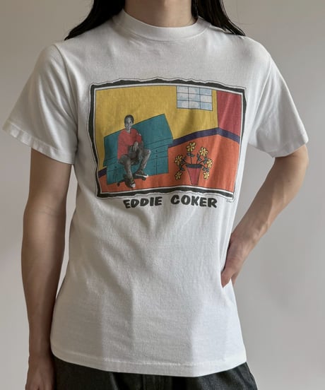 【USED】 Made in USA 94's Hanes EDDIE COKER T-Shirt /250621-033