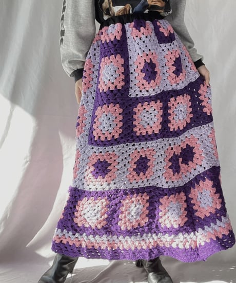 【RE;CIRCLE】 RE Granny Long Skirt⑤/211216-044
