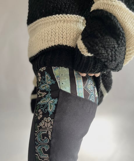 【USED】 Pure Fix Patterned Flare Pants / 241207-014