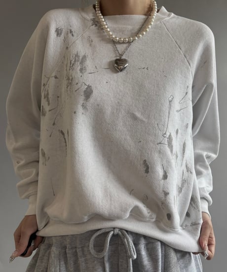 【USED】 Paint Short Sweat / 250925-011